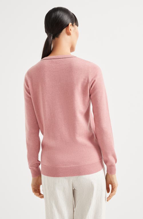 Brunello Cucinelli Cashmere Sweater In Pink