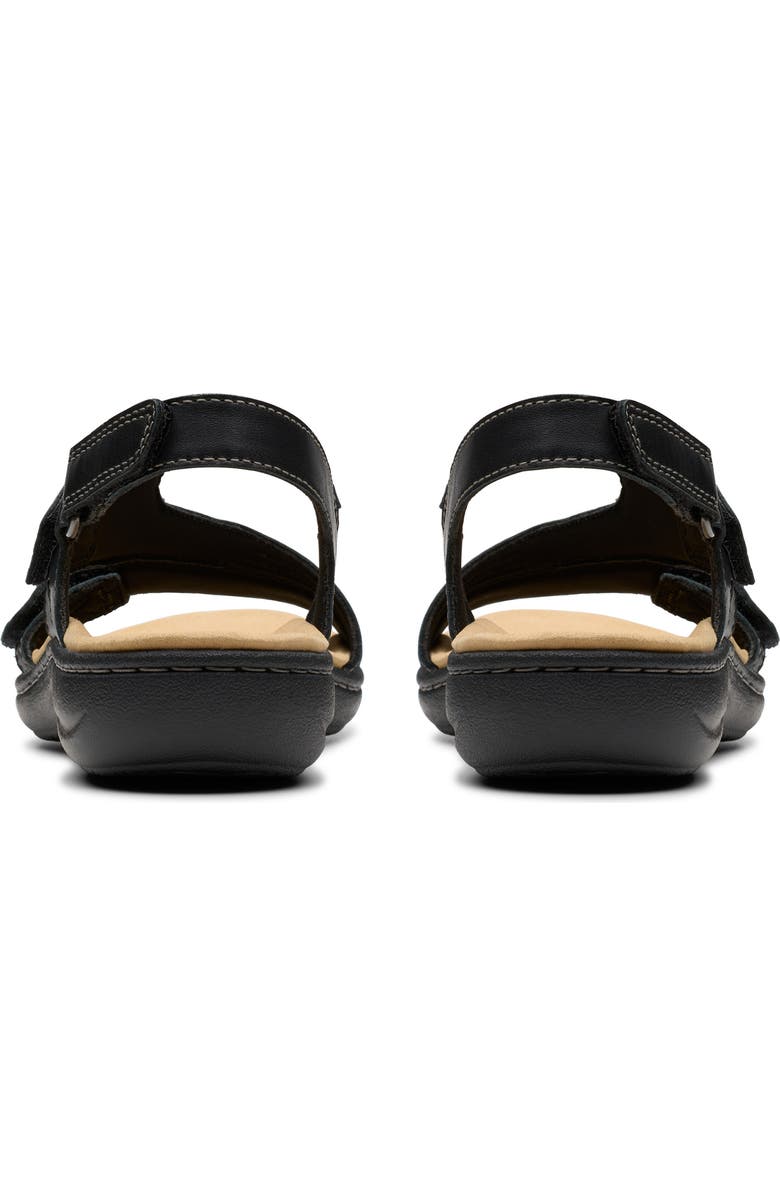 Clarks<sup>®</sup> Laurieanne Faye Sandal, Alternate, color, Black Leather