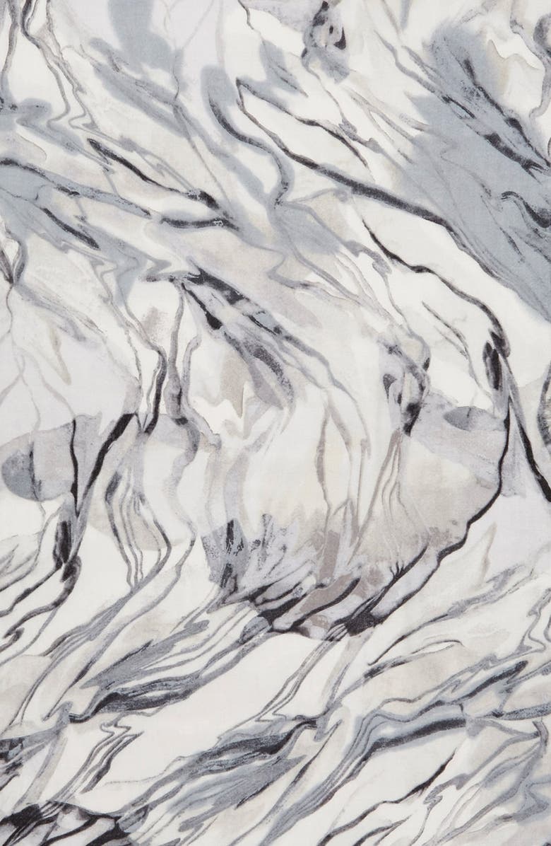 Nordstrom Marbleized Cashmere & Silk Scarf, Alternate, color,