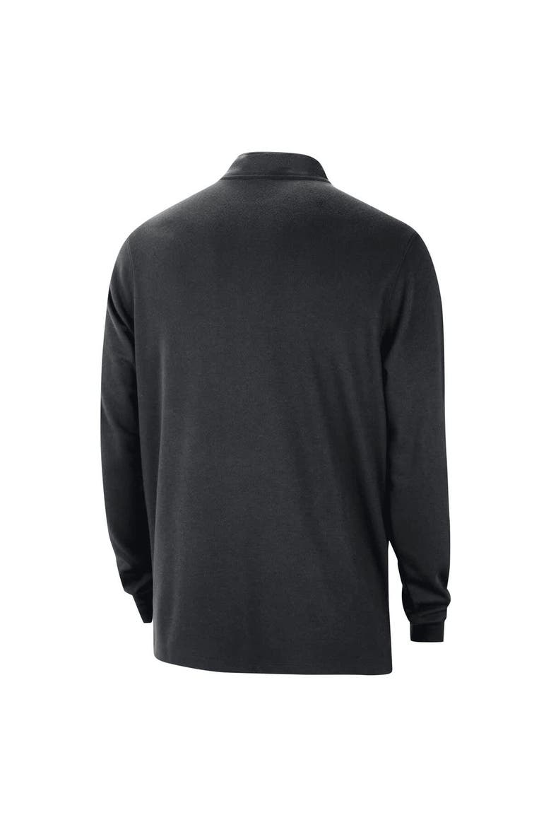 Men's Nike Black Phoenix Suns 2024/25 Courtside Performance Half-Zip Top, Alternate, color, Black