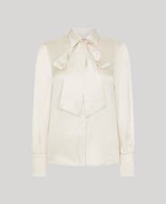 Really Wild Clothing Glyndebourne Tie Neck Blouse