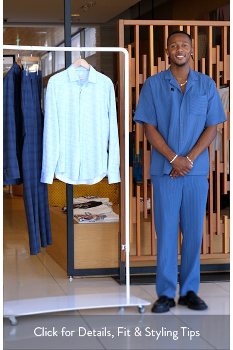 James OoohCotton® Space Dye Button-Up Shirt video