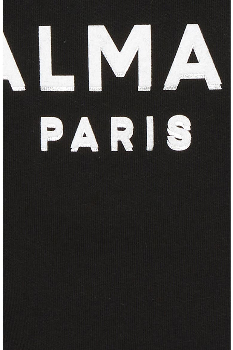 Cotton Logo Graphic Tee, Alternate, color, 930BC BLK/ WHT
