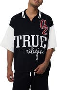 True Religion Knit Oversized Polo