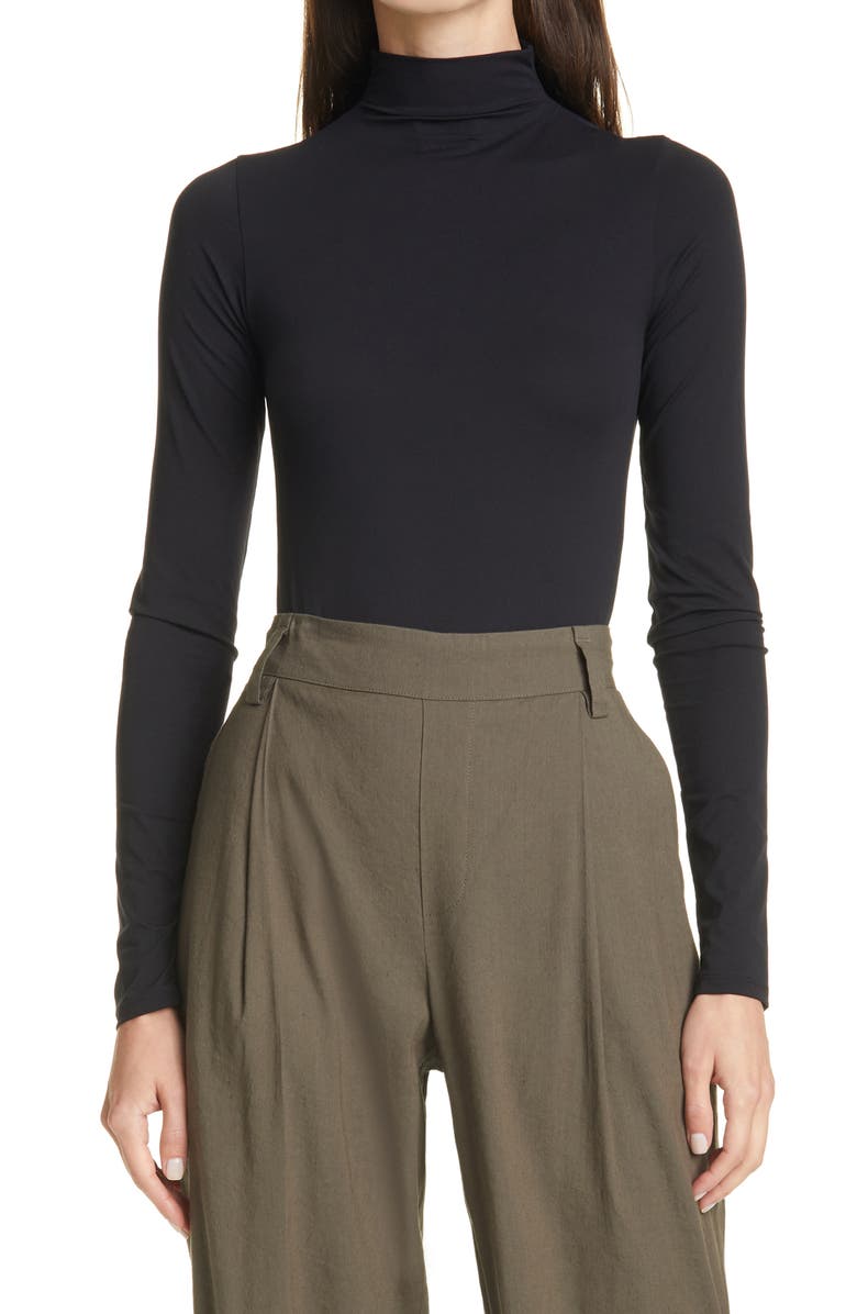 Vince Mock Neck Bodysuit, Main, color, 