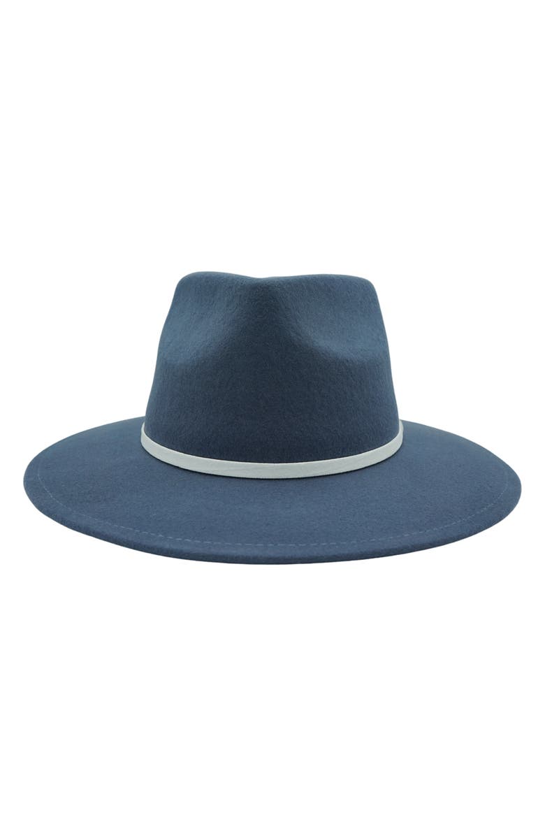 MODERN MONARCHIE Wool Fedora, Main, color, 