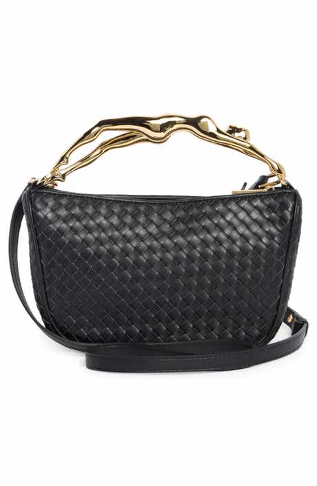 Jenny Woven Faux Leather Handbag