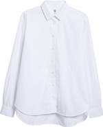 TOTEME Signature Organic Cotton Poplin Button-Up Shirt