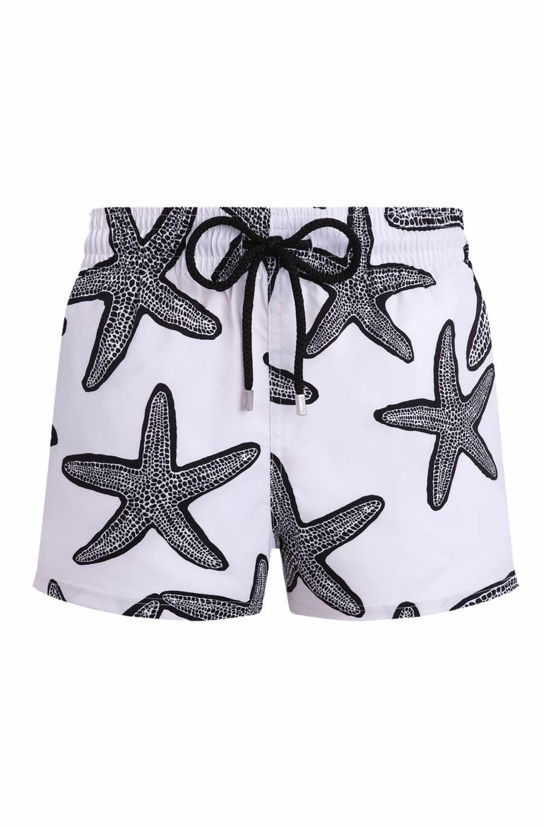 Men's Starlette Short Swim Shorts, Alternate, color, BLANC