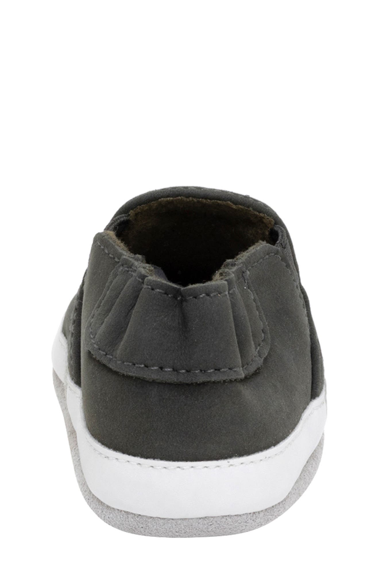 Robeez<sup>®</sup> Kids' Liam Crib Shoe, Alternate, color, Grey