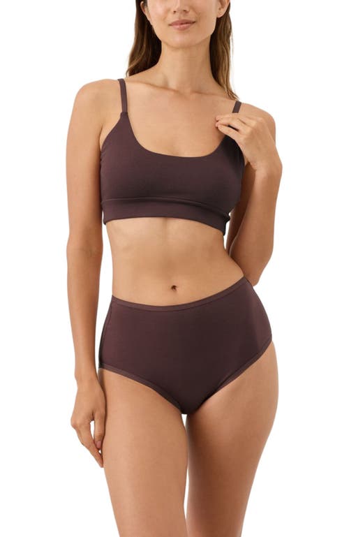 Pact Everyday High Rise Brief 5-pack Made With Organic Cotton In First Light
