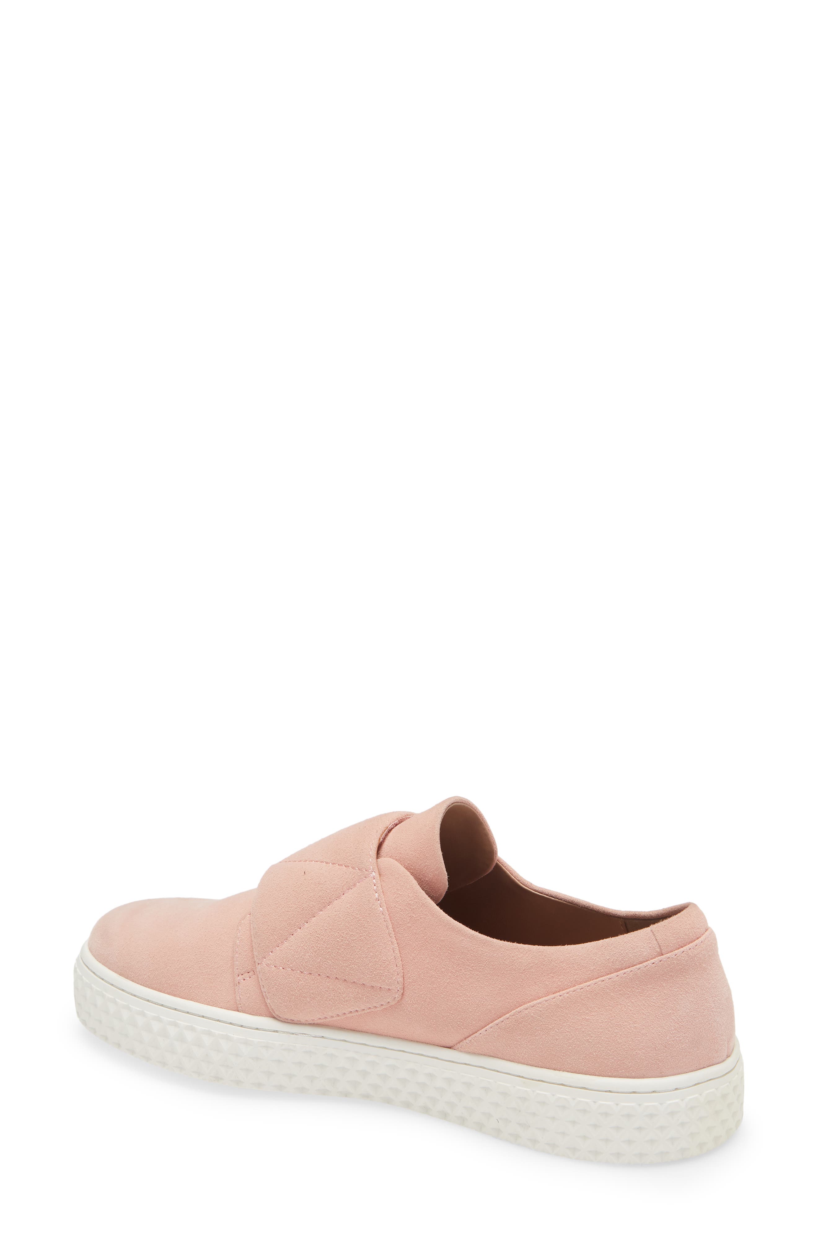 Ebba Low Top Sneaker, Alternate, color, PINK SUEDE
