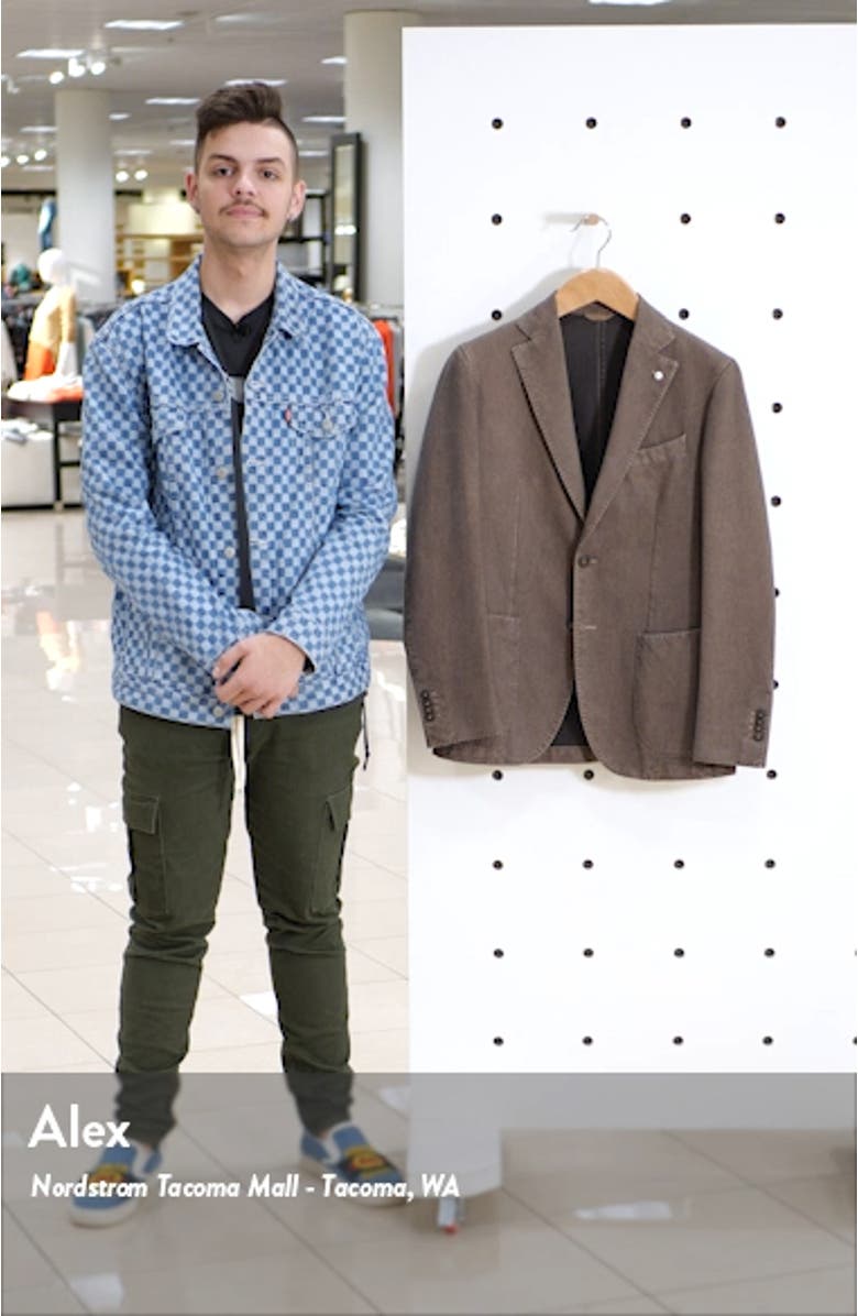 Trim Fit Twill Cotton Sport Coat, sales video thumbnail