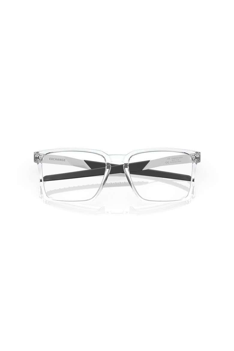 56mm Rectangle optical glasses, Alternate, color, Transparent