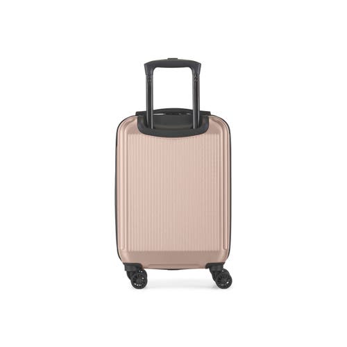 Bugatti Singapore 2 Piece Hardside Luggage Set With Expansion In Metallic Pink