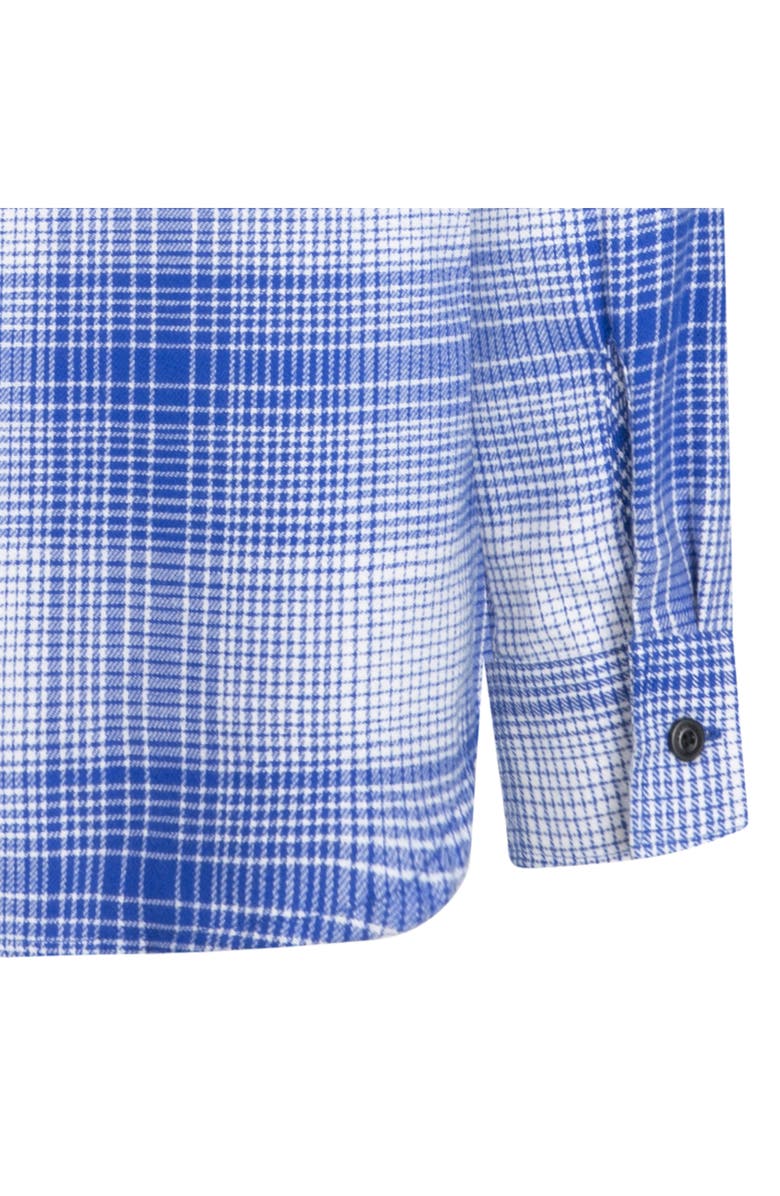 Hurley Kids' Santa Cruz Button-Up Shirt, Alternate, color, Hyper Cobalt