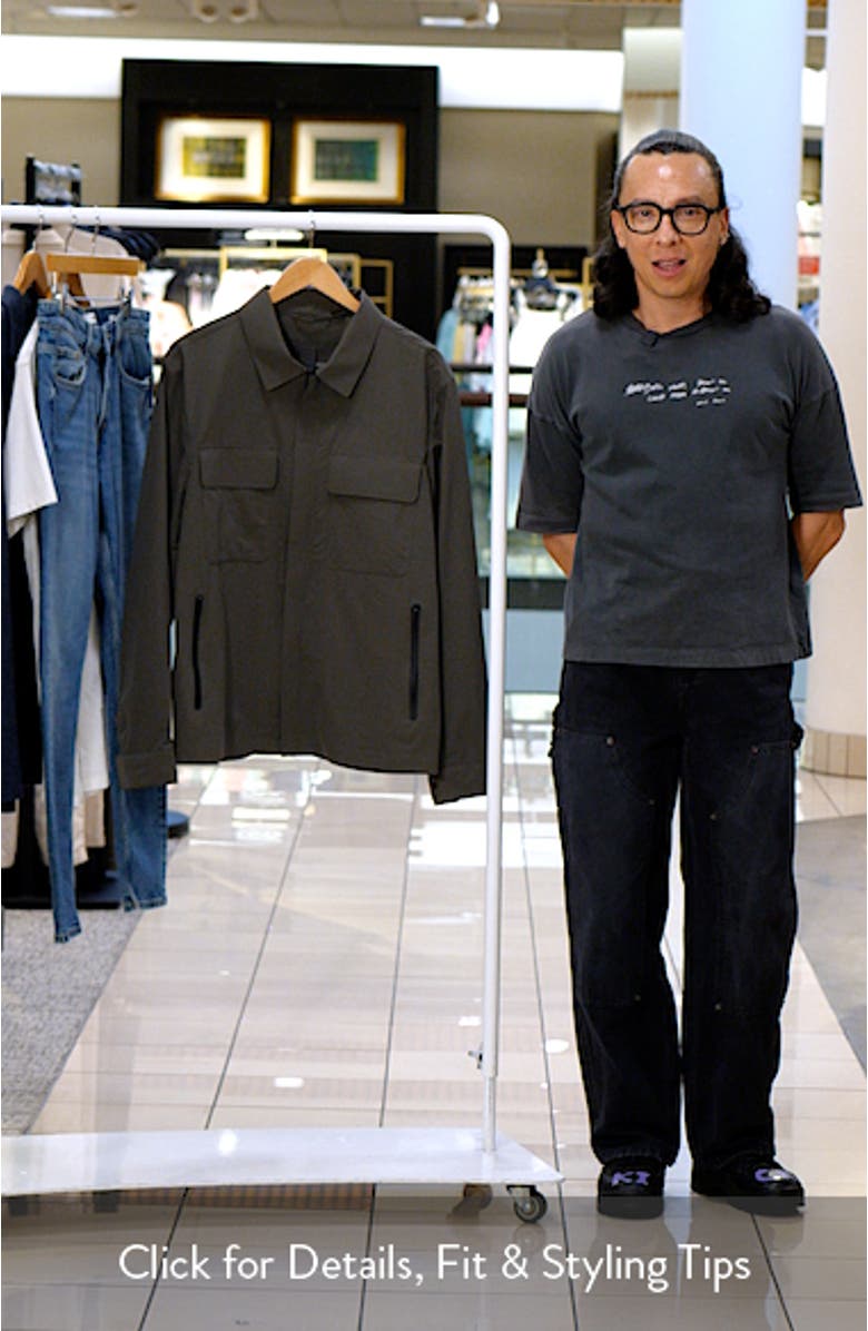 Water Repellent Shirt Jacket, sales video thumbnail