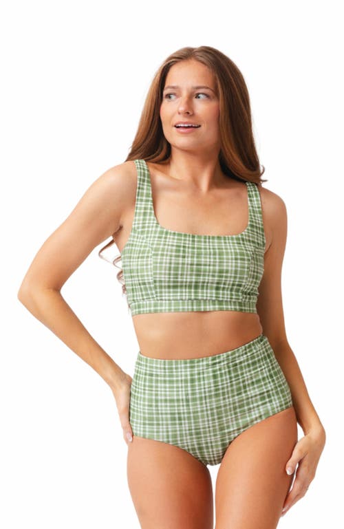 Lime Ricki Swimwear Reversible Ultra High-waist Bottom