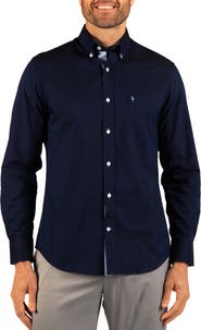 TailorByrd Oxford Cotton Button-Down Shirt