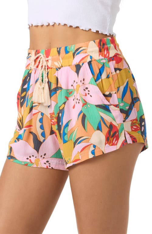 O'neill Keagan Cabana Floral Drawstring Waist Shorts