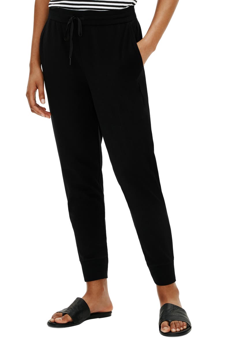Eileen Fisher Slouchy Ankle Joggers, Main, color,