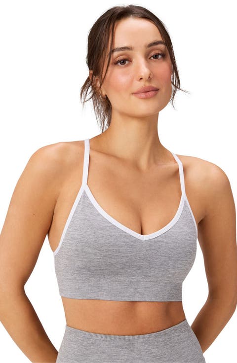 Seamless V-neck Low Impact Bra