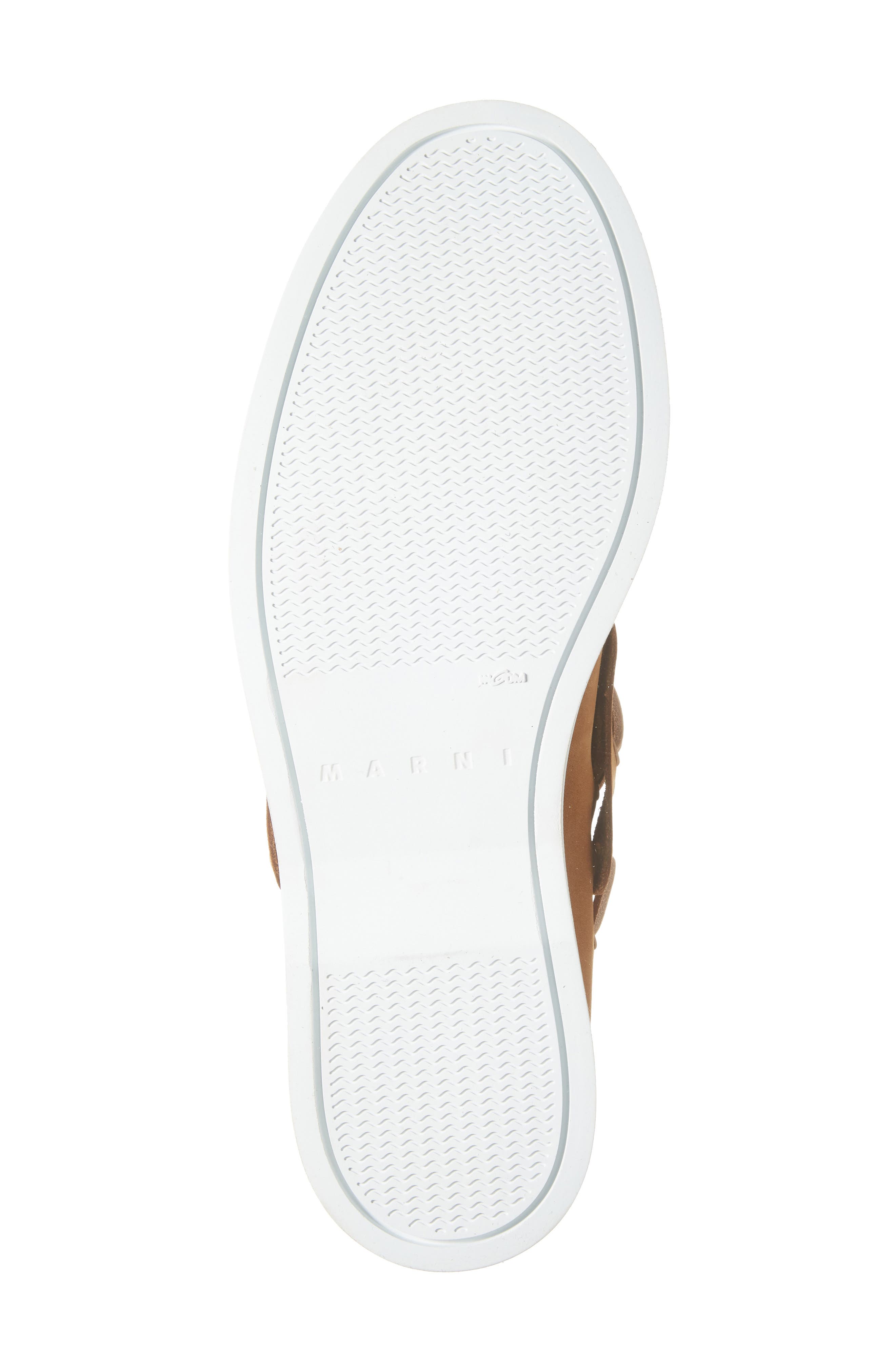 Marni Boat Shoe, Alternate, color, Coffee