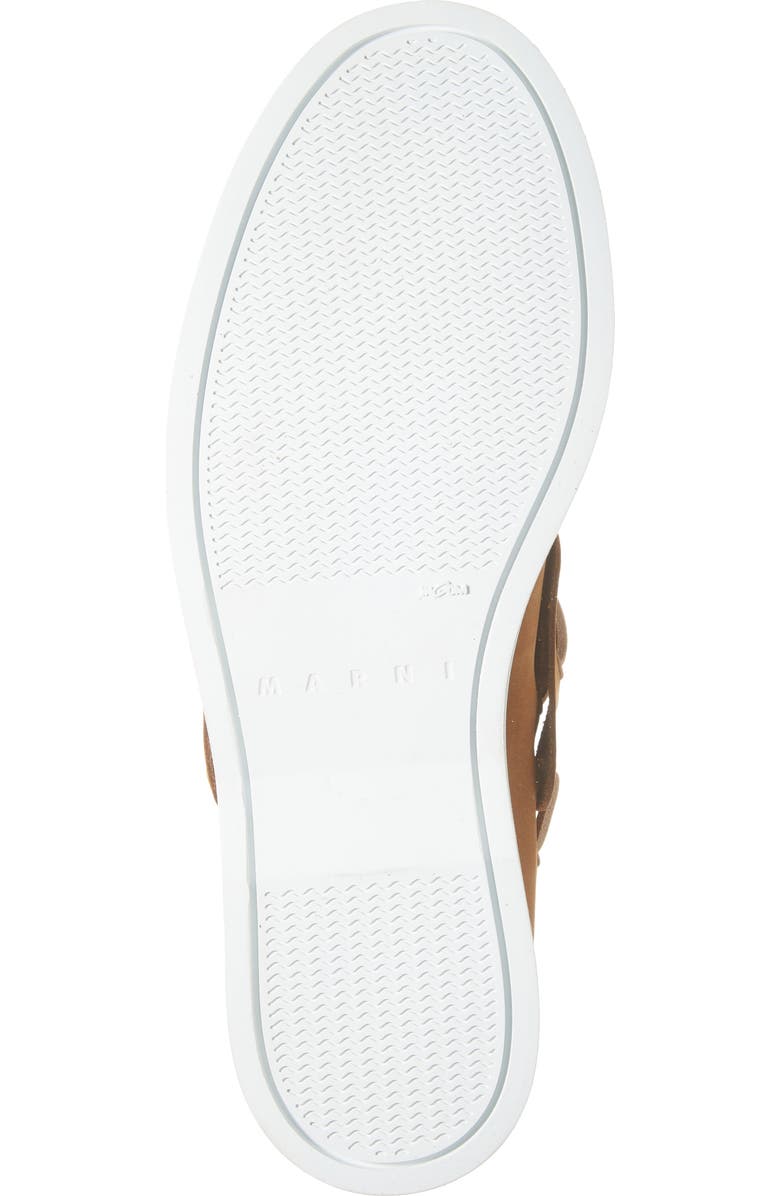 Marni Boat Shoe, Alternate, color, Coffee