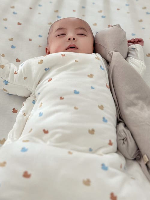 GUNAMUNA GUNAMUNA LONG SLEEVE TRANSITIONAL SWADDLE SLEEP BAG, 1.0 TOG 