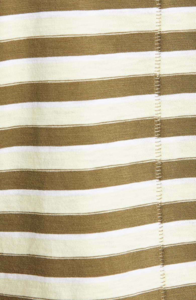 rag & bone The Slub Stripe Organic Pima Cotton T-Shirt, Alternate, color, 