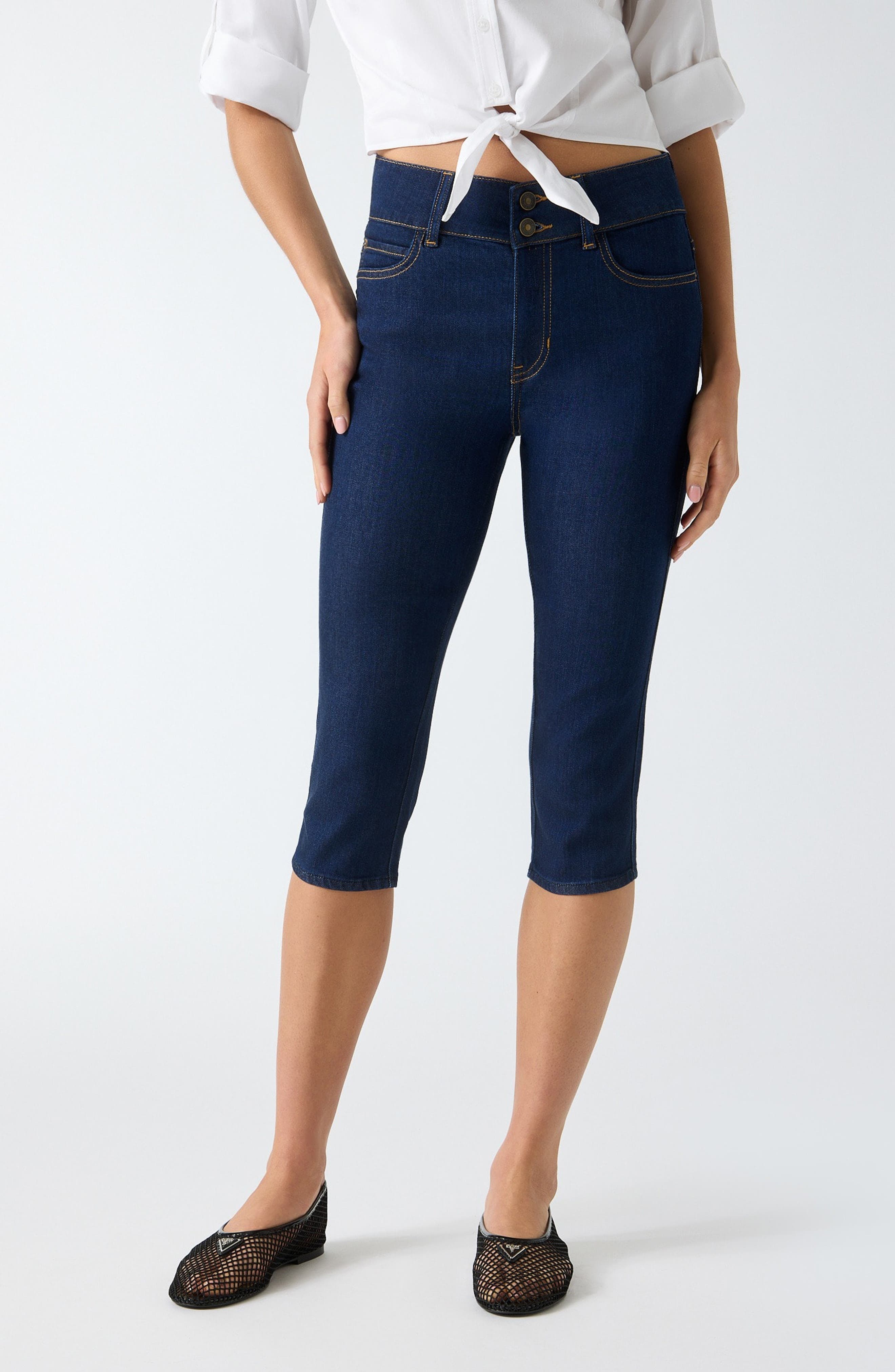 Lily Denim Capris