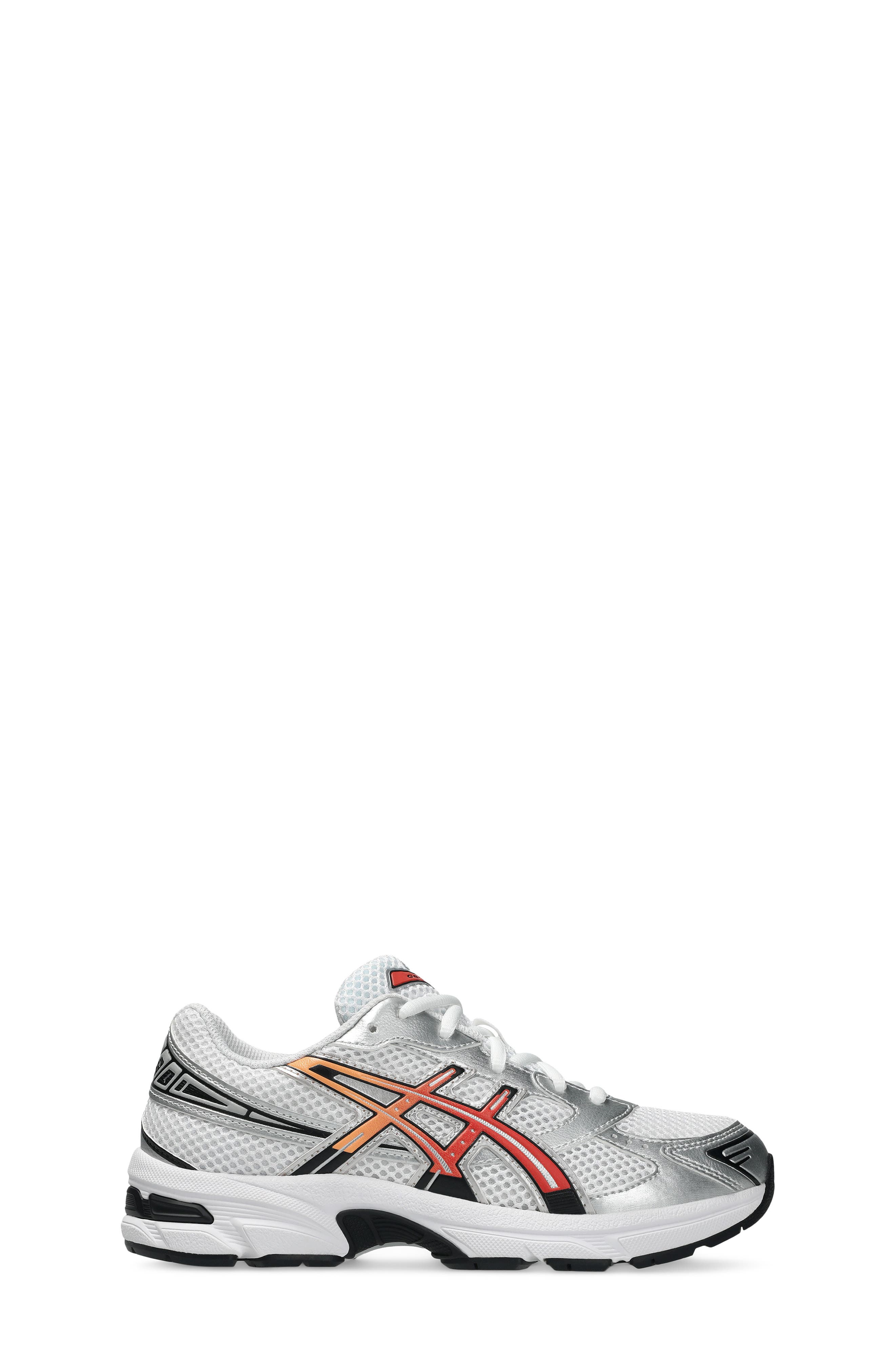 Kids' GEL-1130™ Running Sneaker, Alternate, color, WHITE/ RED SNAPPER