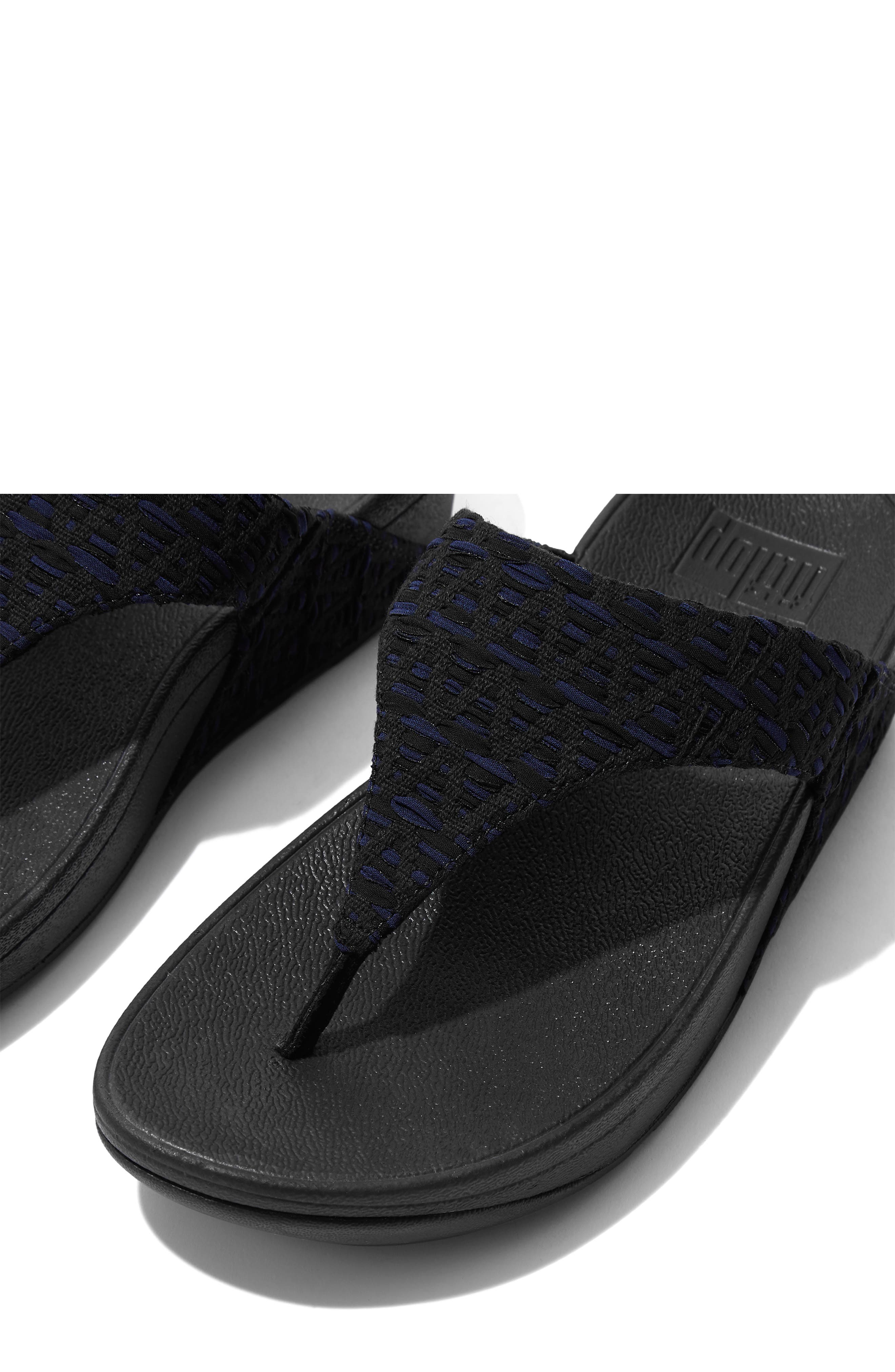 FitFlop Lulu Geo Webbing Flip Flop, Alternate, color, 