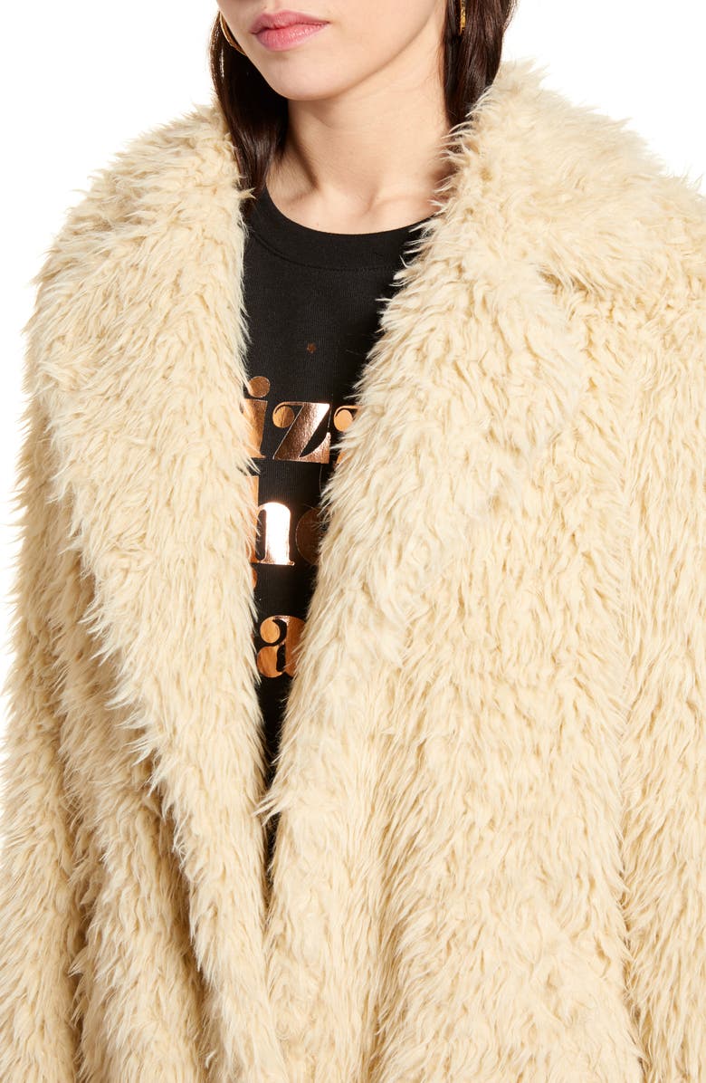 BP. Faux Fur Teddy Coat, Alternate, color,