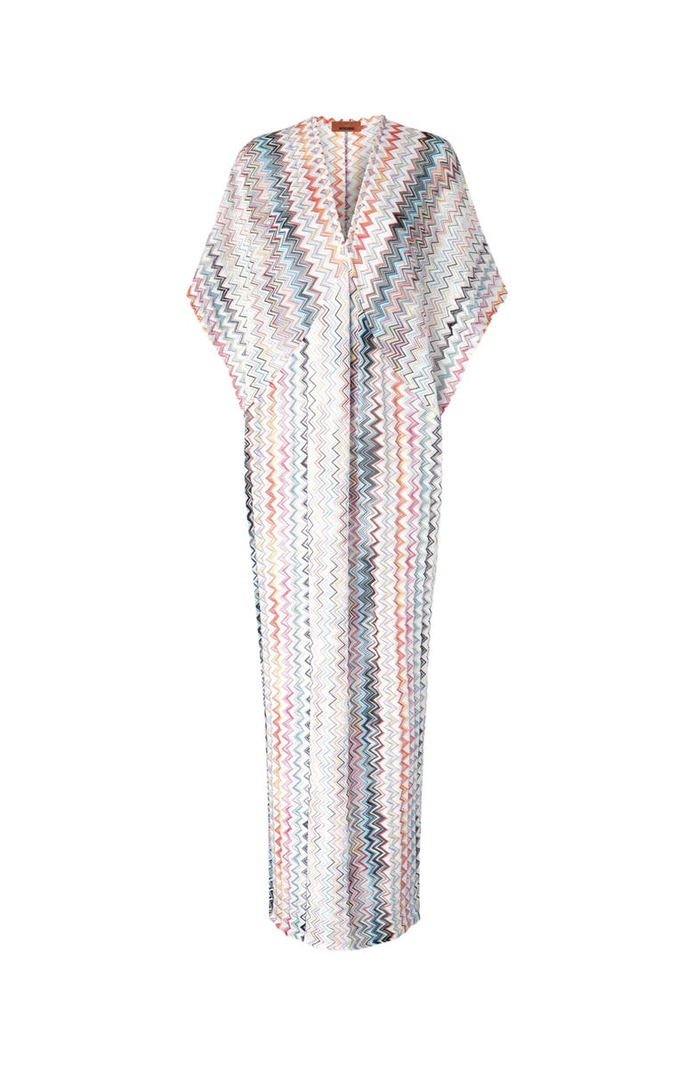 Missoni Long Caftan With V-neck, Alternate, color, Multicoloured