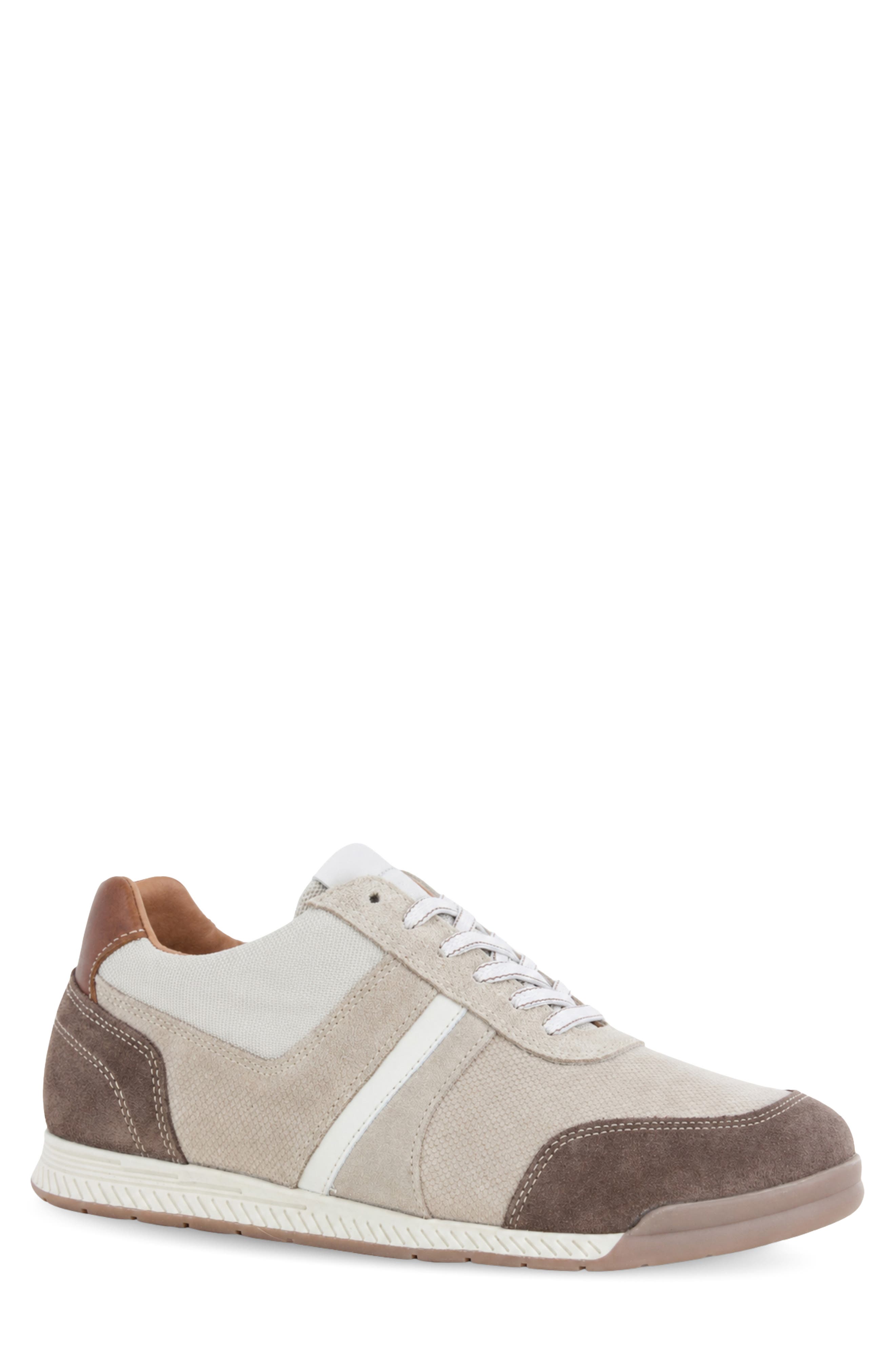 BEIGE BROWN SUEDE COMBO