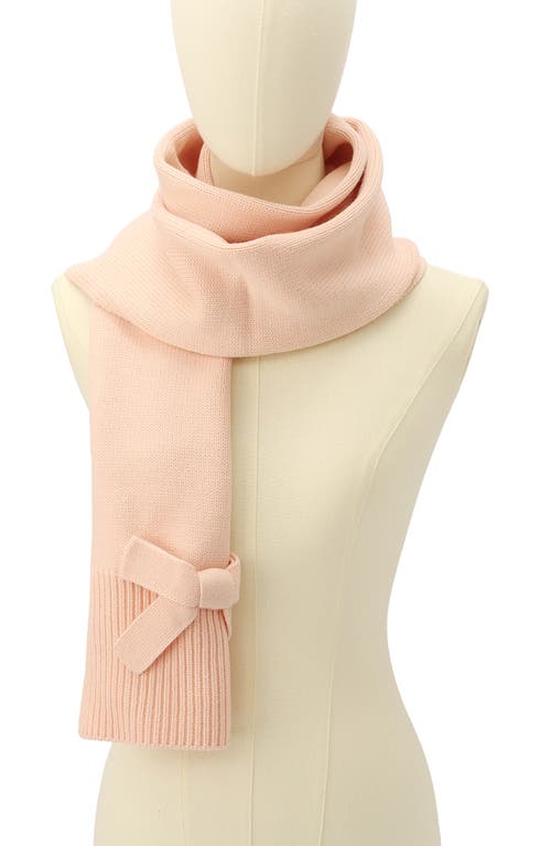 Kate Spade New York Bow Trim Scarf In Pink
