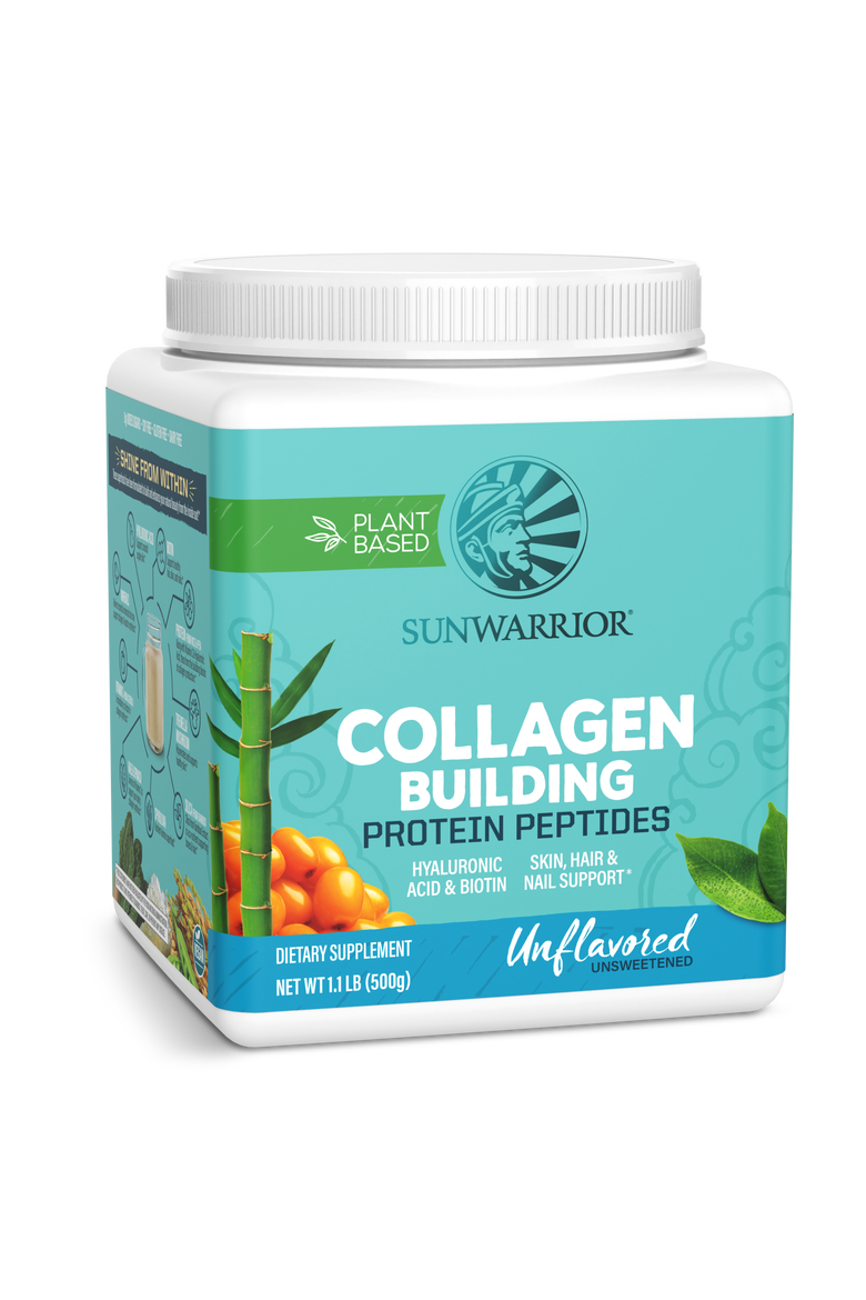Collagen Building Protein Peptides Powder, Unflavored, 500gm, Main, color, No Color