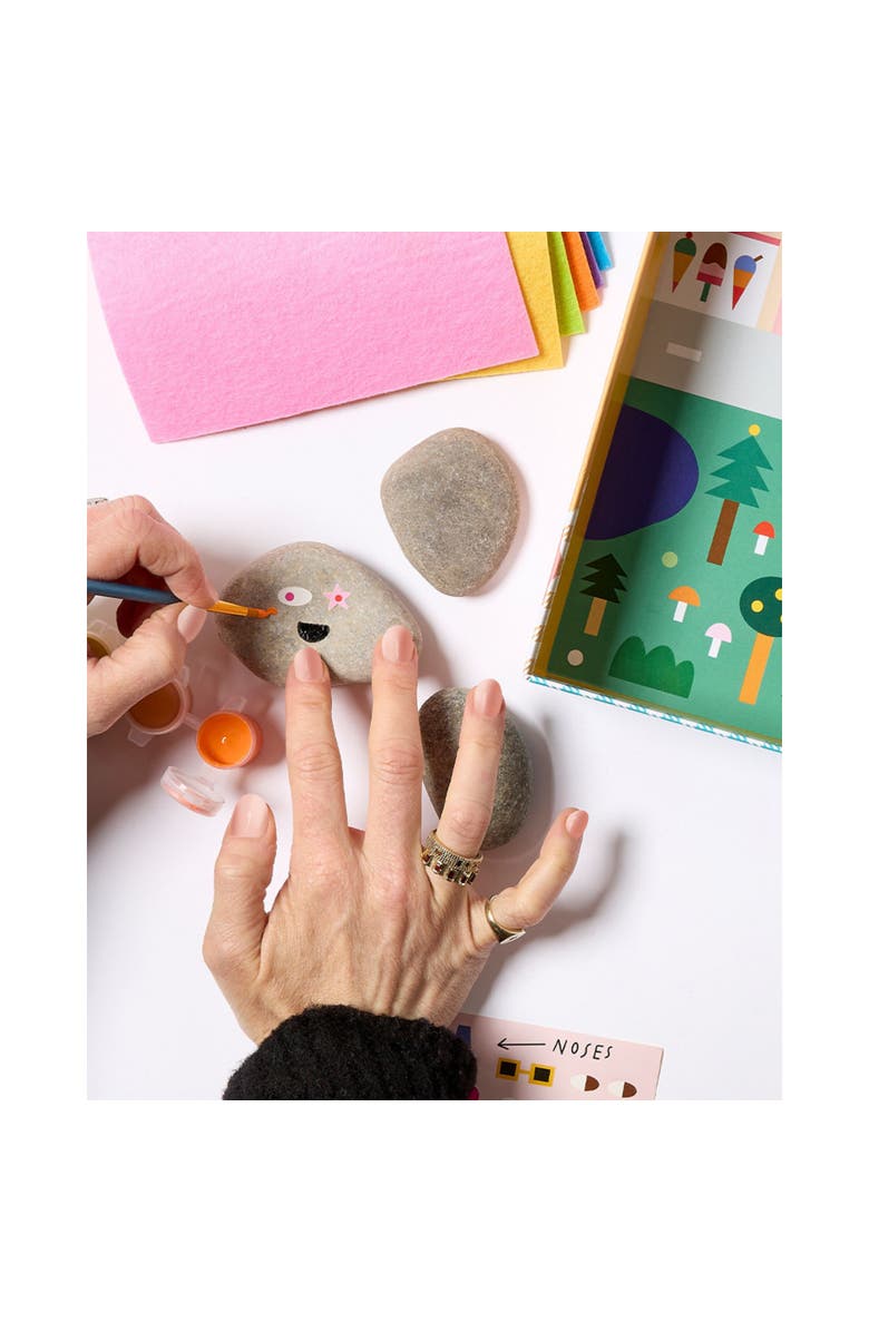 Journey of Something Rock Painting Kit, Faces Edition, DIY Craft Kit, Kids 6+, Alternate, color, Multicolored