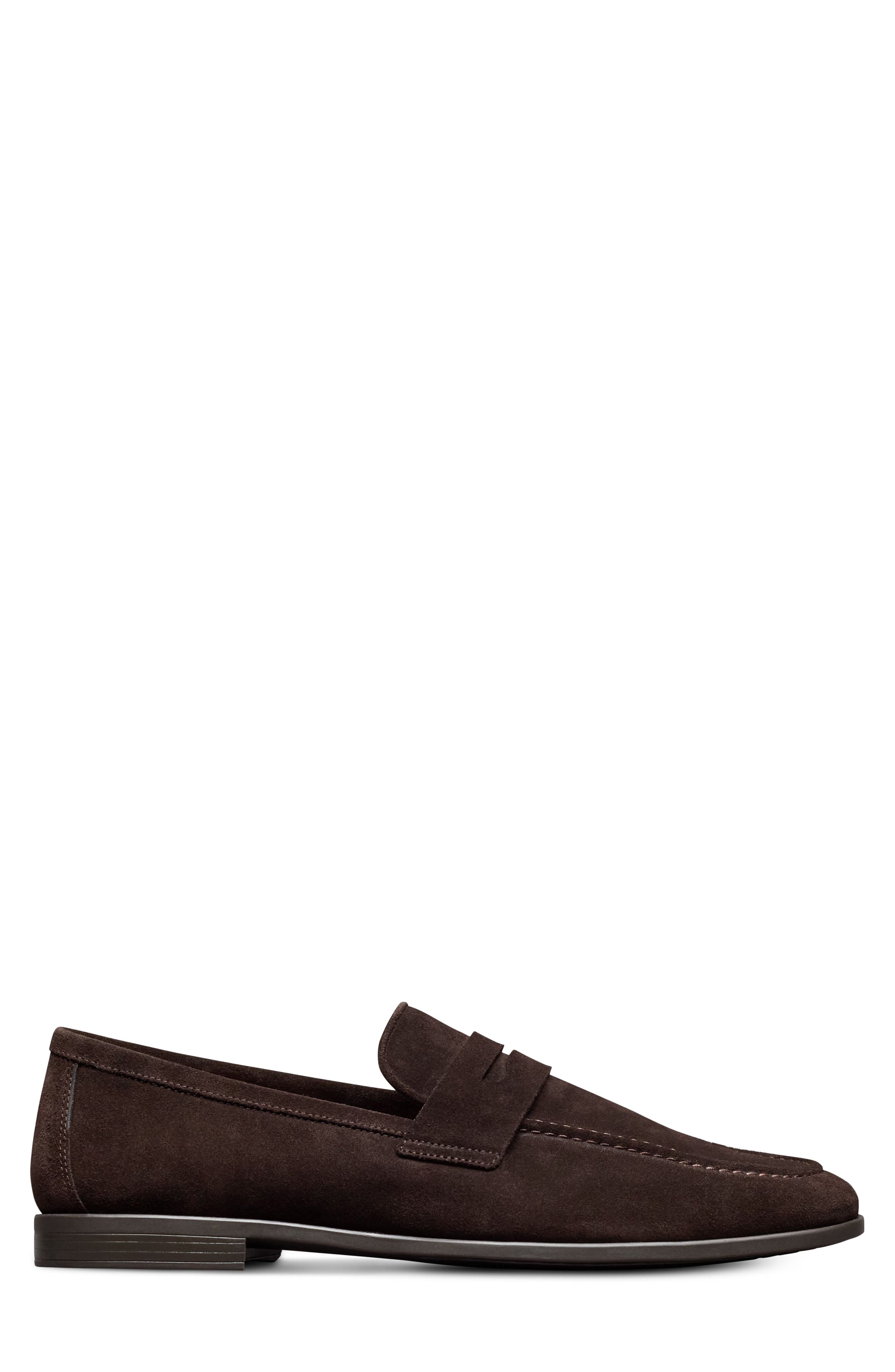 Murphy Penhy Loafer, Alternate, color, CHOCOLATE SUEDE