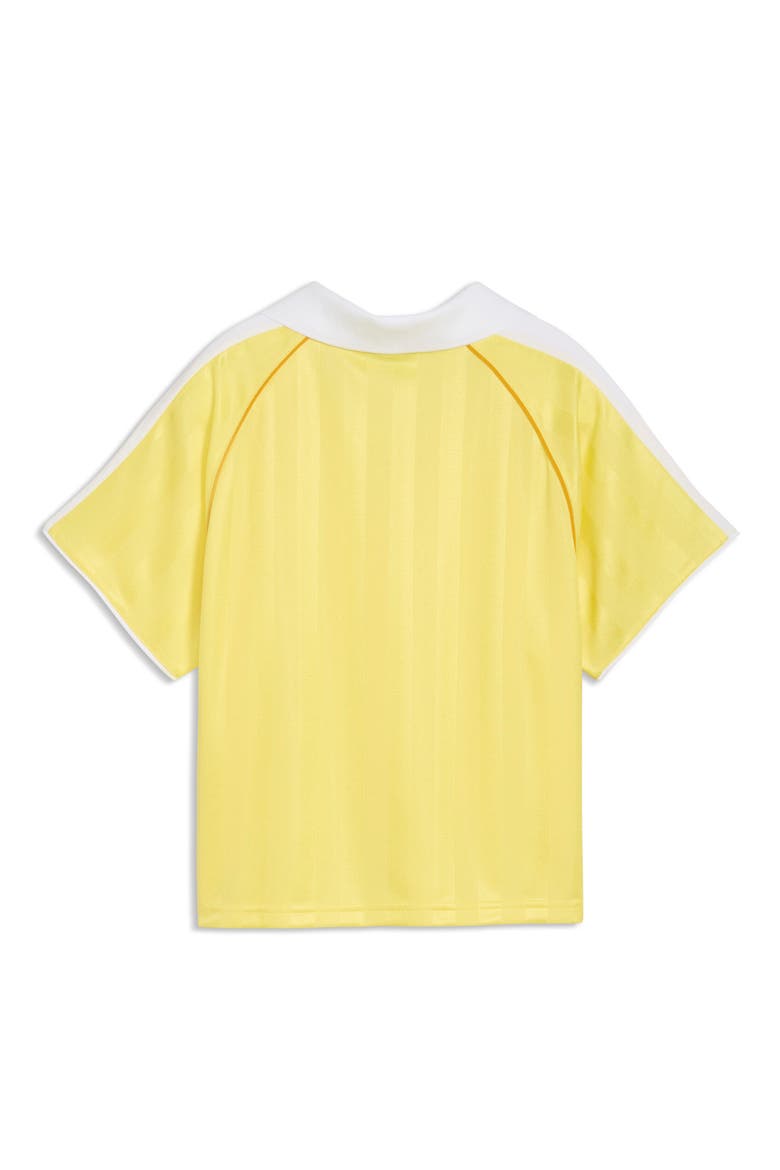 T7 Relaxed Soccer Polo, Alternate, color, LEMON MERINGUE