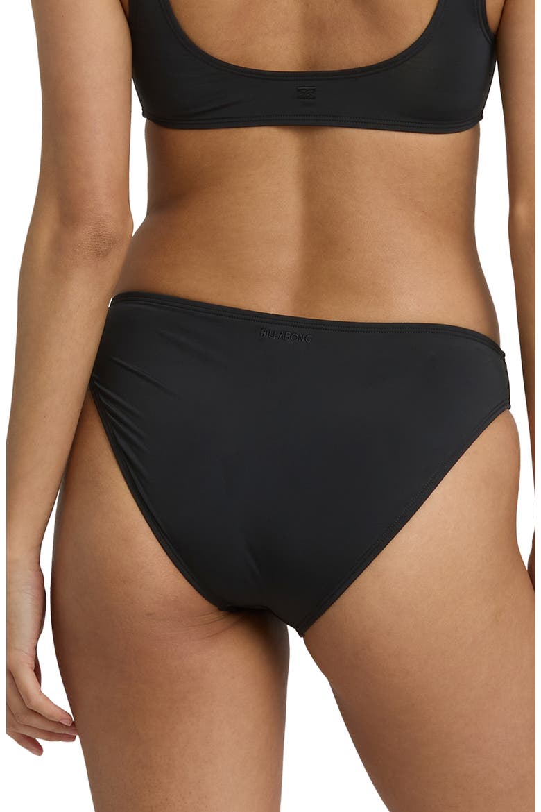 Sol Searcher Lowrider Bikini Bottoms, Alternate, color, BLACK PEBBLE