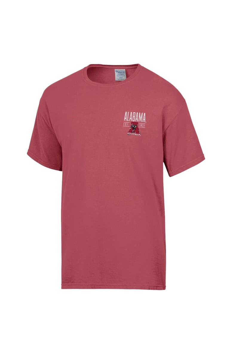 ComfortWash Men's ComfortWash Crimson Alabama Crimson Tide Big Name T-Shirt, Alternate, color,