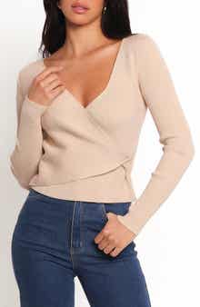 Petal & Pup Lavia Wrap Rib Sweater
