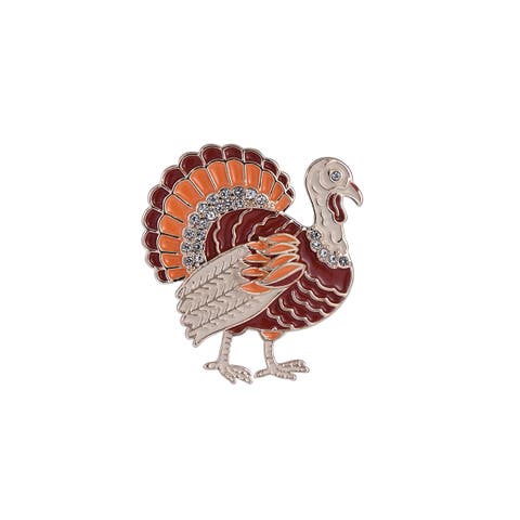Enamel Turkey Pin