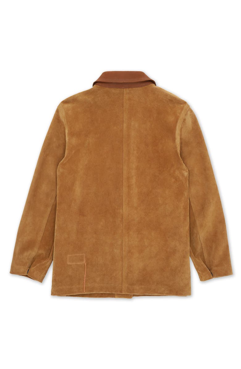 Fortela Montana Work Suede Leather Jacket, Alternate, color, Camel
