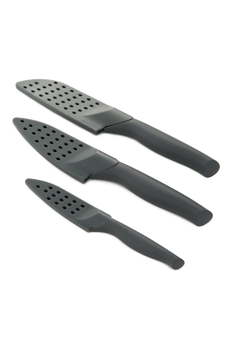 DiNA Vector 3-Piece Knives & Covers Set, Alternate, color, GREY