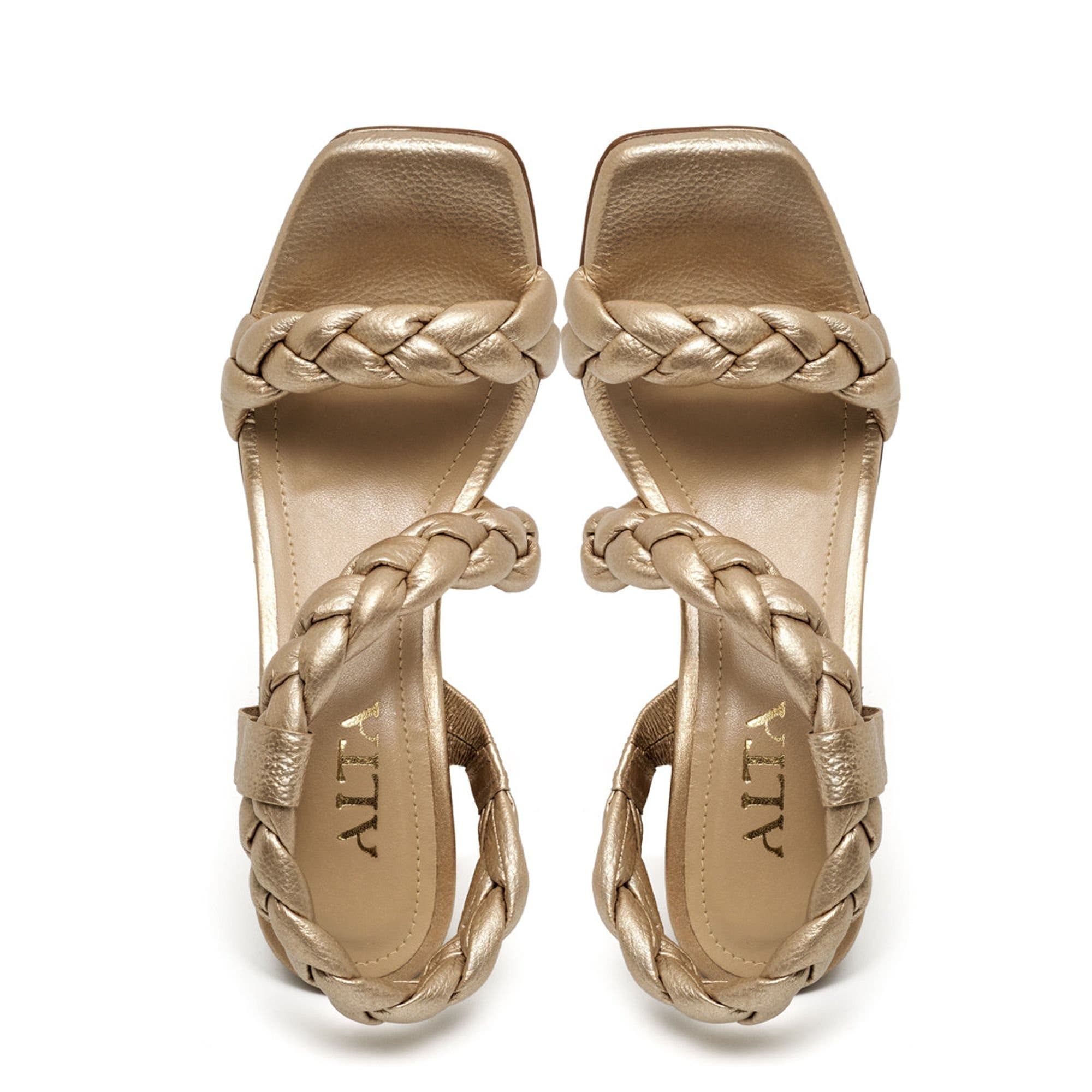 Bianca Gold Sandals, Alternate, color, Gold