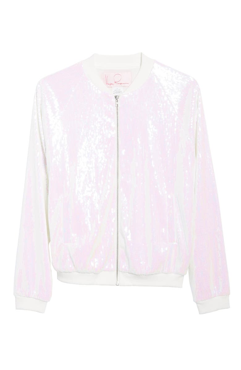 Hayley Paige Sparkle Bomber Jacket, Alternate, color, 