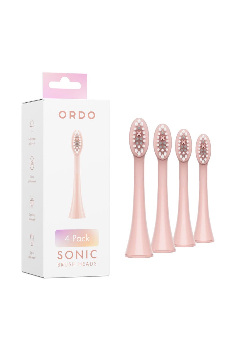 Sonic Brush Heads - 4 Pack, Main, color, Rose Gold